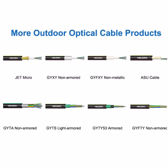 GYTA53 288 Core Single Mode Direct Burial Fiber Optic Cable